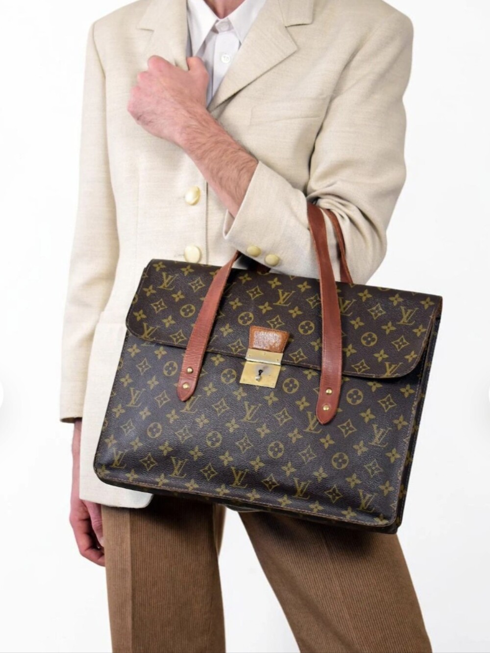 Vintage Louis Vuitton Monogram Briefcase | Classic 70s LV